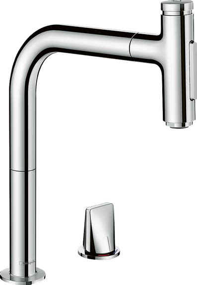 hansgrohe Kitchen mixers: Metris Select M71, 2-hole single lever ...