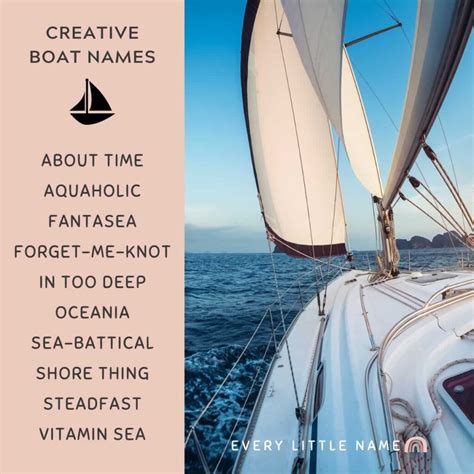 170 Best Boat Names (Cool, Creative, and Classy) - Every Little Name