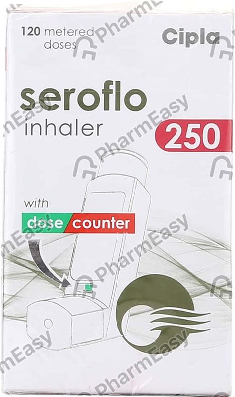 Seroflo 250mcg Box Of 120md Inhaler: Uses, Side Effects, Price, Dosage ...