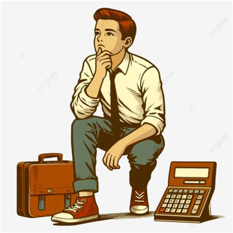 Business Man Thinking Cartoon 的图像结果