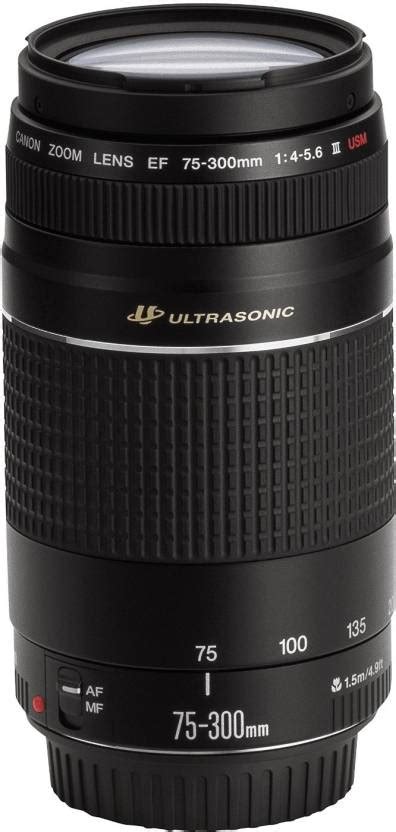 Canon EF 75 - 300 mm f/4-5.6 III USM Telephoto Zoom Lens - Canon ...