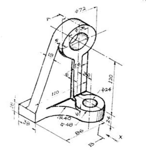 Image result for First Angle Projection Drawing Front View