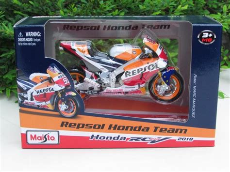 Maisto MotoGP 2018 Honda Repsol RC213V No.93 Marc Marquez – Hobbytoys.co