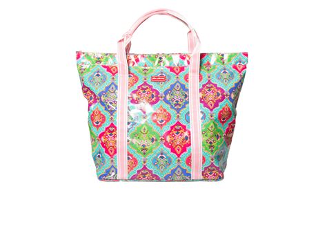 Indian Trellis Multi Big Beach Bag - Lou Harvey