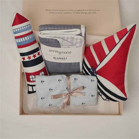 Sailboat Bedding Essentials Gift Box – Annasimona Kids