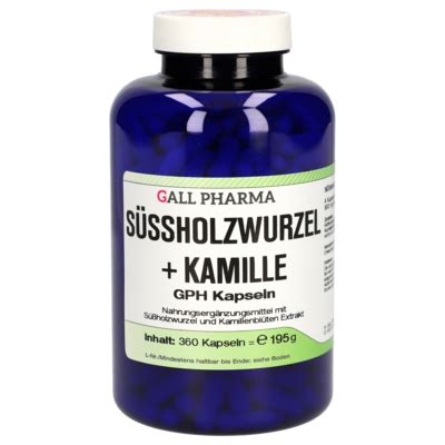 Liquorice Root + Chamomile GPH Capsules [3398701]-Gall-Pharma GmbH ...