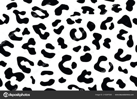 Black And White Cheetah Print Background