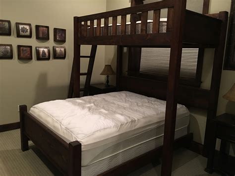 Queen Over Queen Bunk Bed With Trundle And Stairs