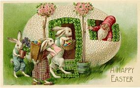 Image result for Vintage Victorian Easter Bunny