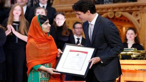 Malala Yousafzai receives honorary Canadian citizenship - India Today