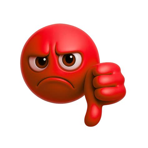 Thumbs Down PNG Emoji Transparent, 3D Images ClipArt Collection » PNGemoji