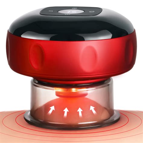 Becommend 5-in-1 Smart Dynamic Cupping Therapy Set with Red Light, Cupping Kit for Massage ...
