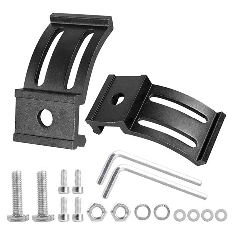 LTEODCHEW LED Light Bar Mounting Brackets 2PCS, Adjustable Bottom Mount ...
