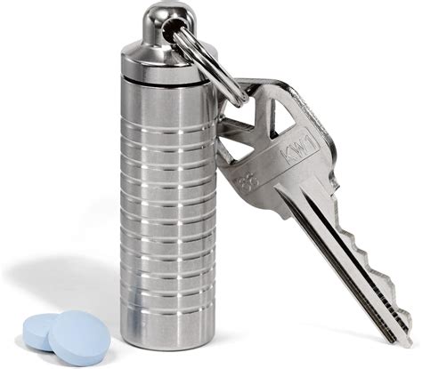 Amazon.com: Cielo Pill Holders - Slim Single Chamber Keychain Pill ...