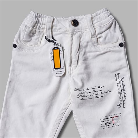 White Jeans for Boys | Boys white jeans, Baby boy tops, Kids denim
