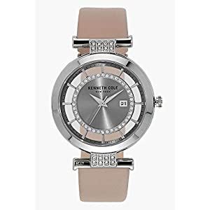 Buy KENNETH COLE Womens Analogue Leather Watch - KC15005001 (Grey ...