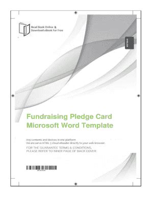 Pledge Card Template Word - Fill Online, Printable, Fillable, Blank ...