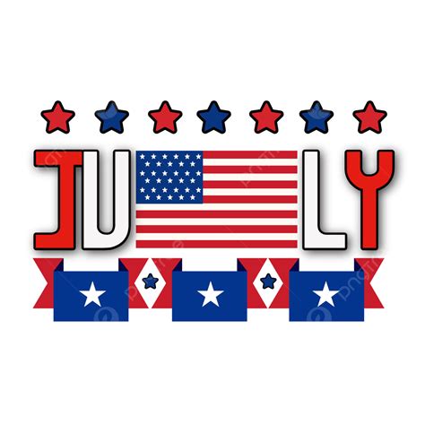 July Flag Clipart Vector, Flat Texture American Flag July Clip Art Svg ...