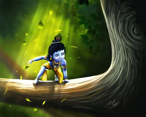 Lord Krishna Cartoon Wallpapers - Top Free Lord Krishna Cartoon ...