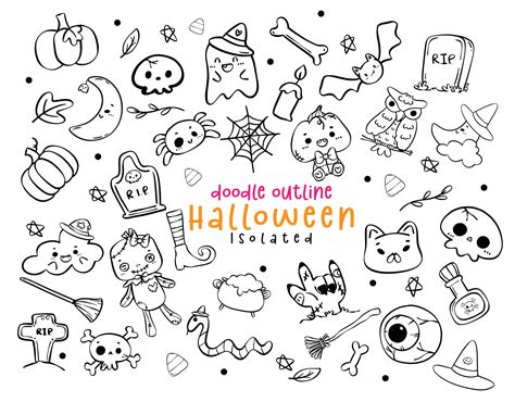 Cute Halloween Doodles