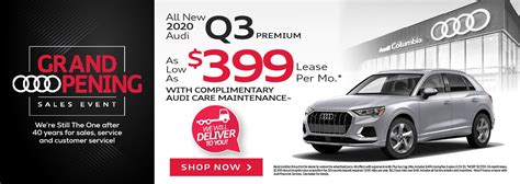 New & Used Audi Dealership in Columbia SC | Audi Columbia Near Lexinton ...