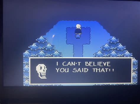 bro why is the snowman papyrus : r/Undertale