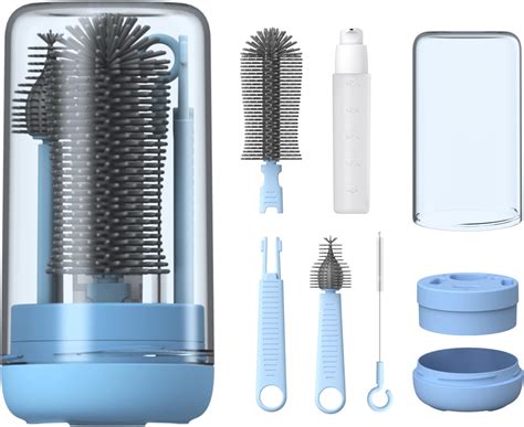 Amazon.com: YOTIME Baby Bottle Brush, Travel Bottle Cleaner Kit with ...