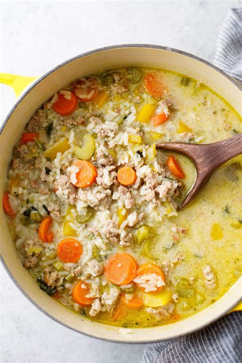 Turkey Rice Soup Recipe