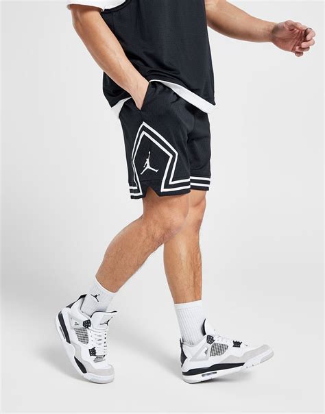 Black Jordan Diamond Shorts | JD Sports UK | Jordan shorts, Jordans ...