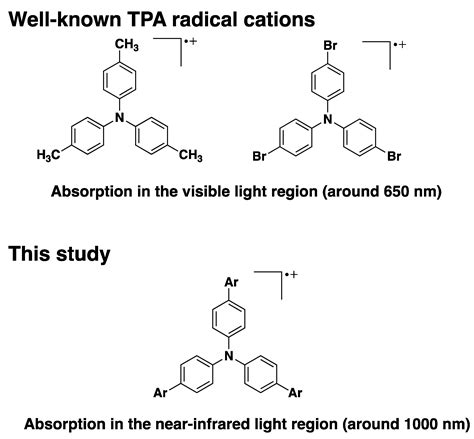 Near-Infrared Absorbing Molecule Based on Triphenylamine Radical Cation ...