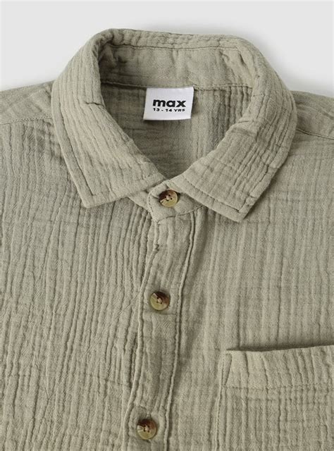 Buy Boys Textured Shirt Online at just Rs. 599.0 - 1000015237164 | Max ...