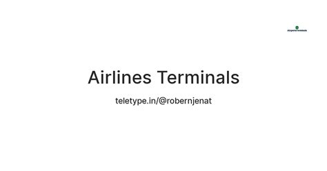 Airlines Terminals — Teletype