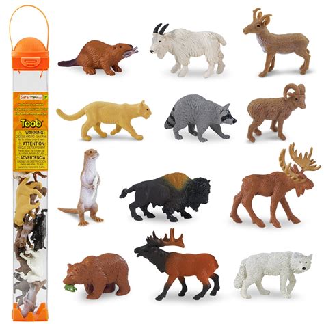 Buy Safari Ltd. North American Wildlife TOOB - 12 Hand-Painted Mini ...