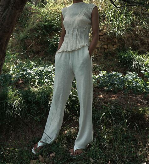 Riptide x Ecru Pants (co-ord of 2) – kokūn