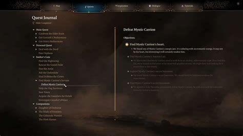 How To Complete Mystic Carrion's Quest In Baldur’s Gate 3