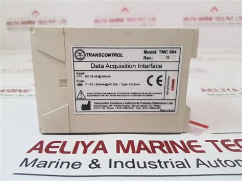 Transcontrol Tmc-004 Data Acquisition Interface – Aeliya Marine Tech