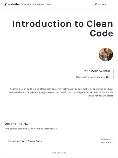 Clean Code Chapter 1 的图像结果