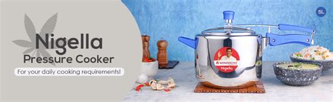 Wonderchef Nigella 5L Pressure Cooker | Effortless Cooking – Wonderchef ...