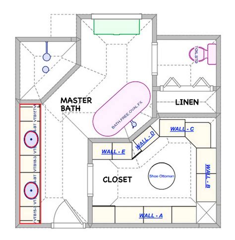 Master Bathroom Floor Plans With Walk In Shower - Shower Ideas