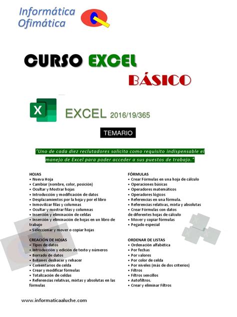 Image result for Programa De Excel Basico