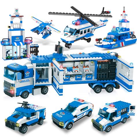 EXERCISE N PLAY City Police, 1039 Pieces City Police Station Building ...