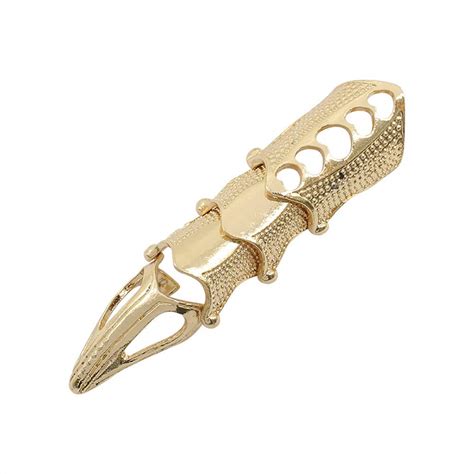 CSIYAN Punk Eagle Full Joint Finger Ring Eagle Claw Armoring Ring ...