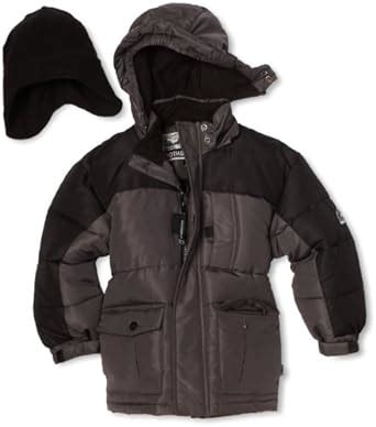 Rothschild Big Boys' Two Tone Puffer Jacket, Black, Medium : Amazon.in ...