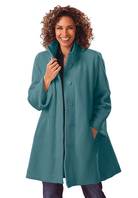 Jacket, swing style, in cozy fleece | Plus Size Jackets & Blazers ...