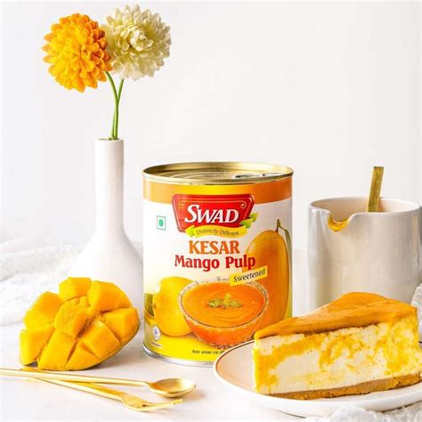 SWAD Kesar Mango Pulp Sweetened, 850g 850 g Price in India - Buy SWAD ...