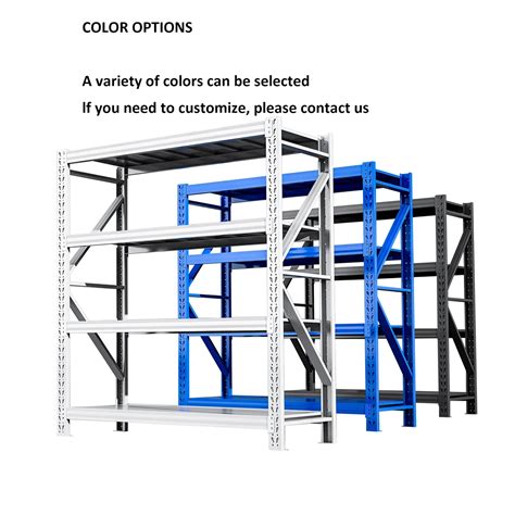 Customizable Industrial Metal Shelves for Warehouse Storage