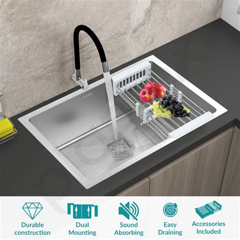 Plantex Premium Stailess Steel Kitchen Sink/Heavy-Duty Sink for Kitchen ...