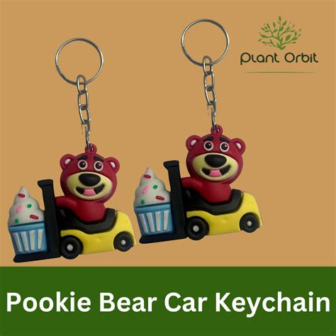 Pookie Bear Car Keychain ( Pack of one ) – Plant Orbit