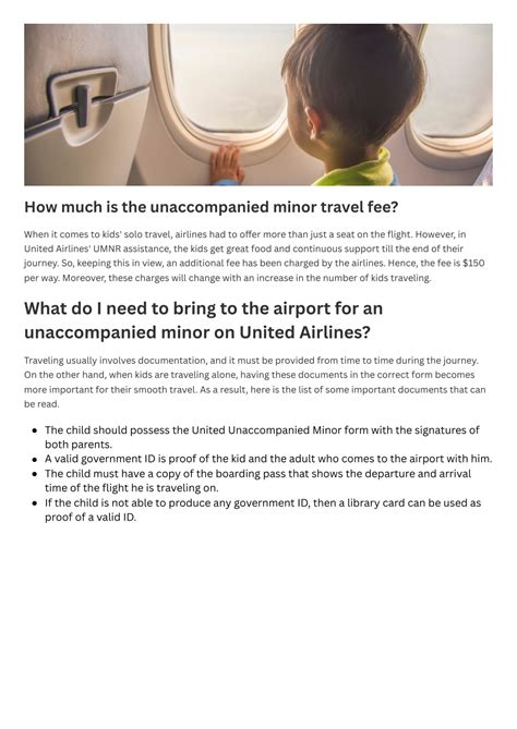 PPT - Everything You Need to Know About United Airlines Unaccompanied ...