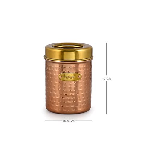 Online Elan Dabbahs and Days Stainless Steel Round Chai, Cheeni ...